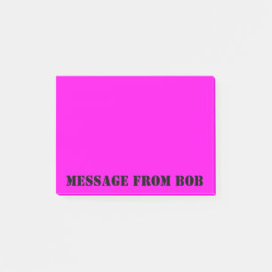 Post-it® Message de Daylight Fuchsia 4 x 3