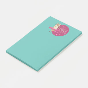 Post-it® Message de mouton drôle - Il suffit de danser à ce
