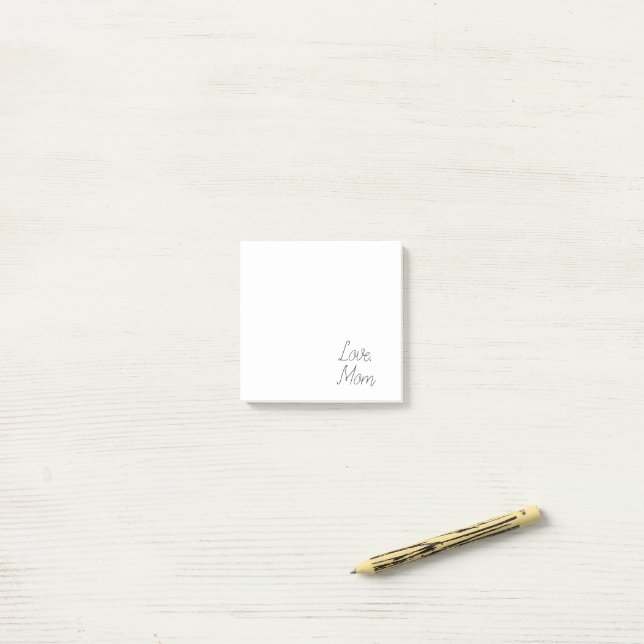 Post-it® Messages de motivation sincères pour les parents d (Sur un bureau)