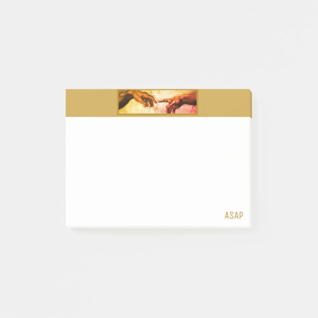 Post-it® Michelangelo Mains Art Vintage ASAP (Devant)