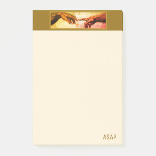 Post-it® Michelangelo Mains Art Vintage ASAP sur ivoire