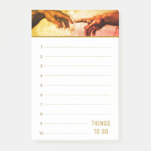 Post-it® Michelangelo Mains Choses À Faire Vintage Post lig