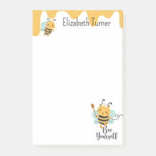 Post-it® Miel sucré & Bumble Bee Yourself Personnaliser