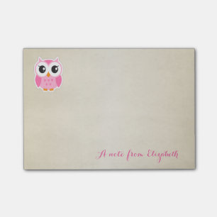 Post-it® Mignon Chic Fille Hibou