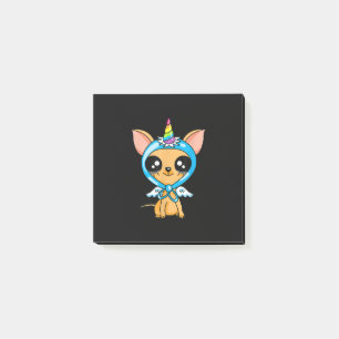 Post-it® Mignon Chihuahua Licorne Enfant et Amour pour l'an