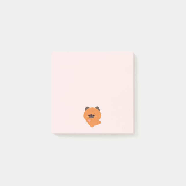 Post-it® Mignon chiot berger allemand d'amour (Devant)