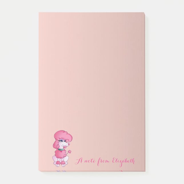 Post-it® Mignon Chouette  Chic Féminin ,Chien (Devant)