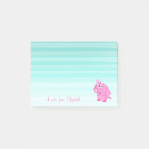 Post-it® Mignon élégant élégante fille, bébé éléphant