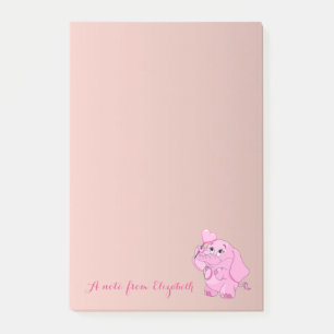 Post-it® Mignon élégant élégante fille, bébé éléphant