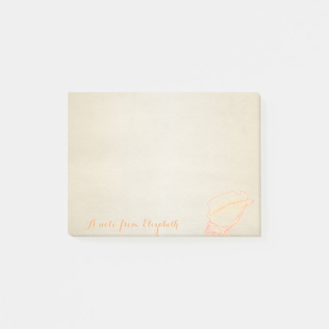Post-it® Mignon, élégant, stylé, coquillage (Devant)