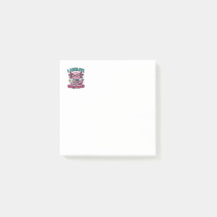 Post-it® Mignon Je Axolotl Questions nerd aztec avec des lu