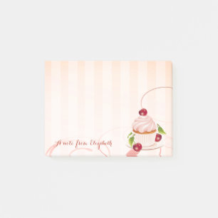 Post-it® Mignon Joli Élégant Féminin, Cupcake