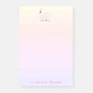 Post-it® Mignon Joli Féminin, Cygne, Diadème, Points