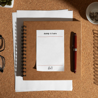 Post-it® Mignon ours déverser ici 