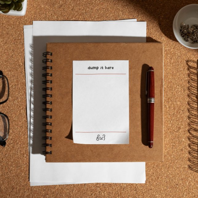 Post-it® Mignon ours déverser ici  (Créateur téléchargé)