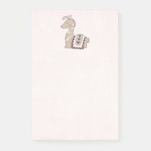 Post-it® Mignonne Llama Princesse portant une couronne