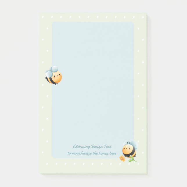 Post-it® Mignons Enfants Abeilles à Miel (Devant)