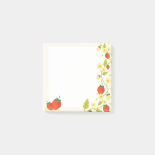 Post-it® Mignons plaquettes de notes de fraises mignonnes