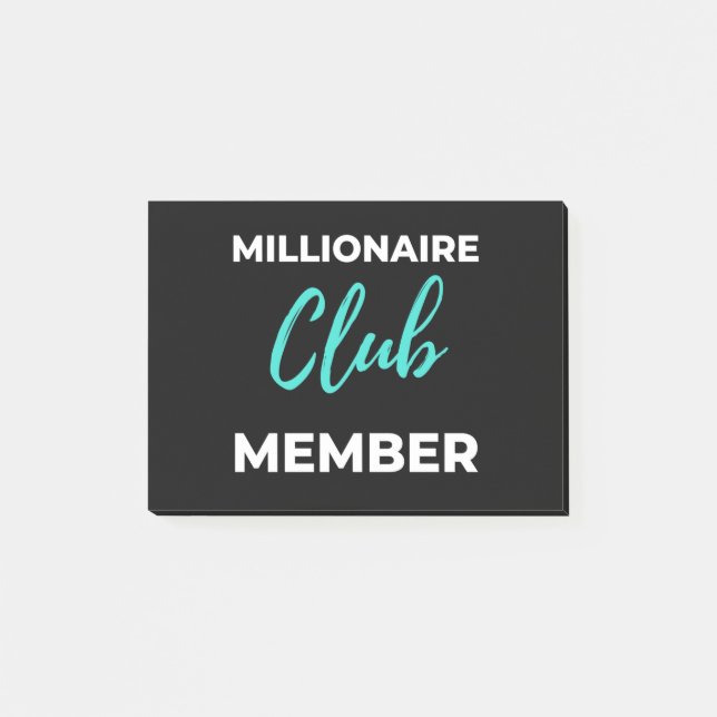 Post-it® Millionaire Club Member (Devant)