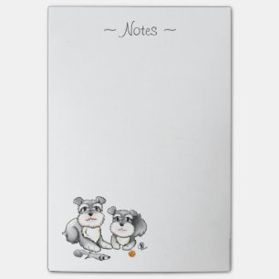Post-it® Mini bloc - notes de Schnauzer