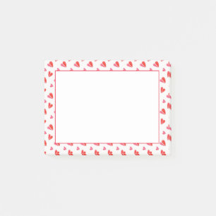 Post-it® MINI COEURS 4x3 Post It Note Pad