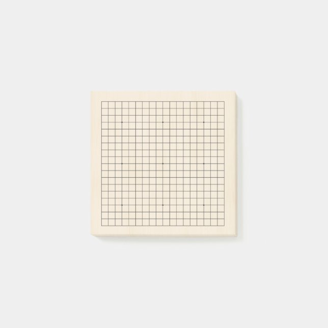 Post-it® Mini Goban 19x19 Grain de Bois Clair (Devant)
