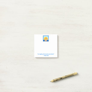 Post-it® Mini Golden Dog Sunrise Waves