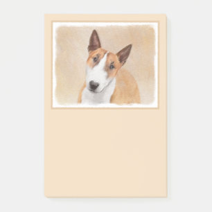 Post-it® Miniature Taureau Terrier Peinture - Joli Original