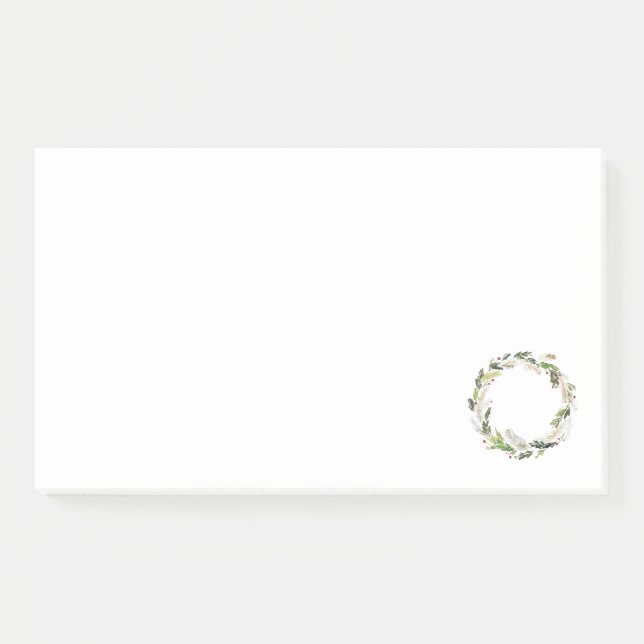 Post-it® Minimalist Christmas Wreath (Devant)