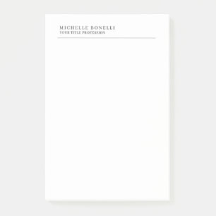 Post-it® Minimaliste Classique Simple Professionnel Propre