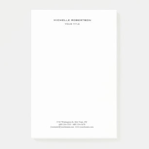 Post-it® Minimaliste moderne de création professionnelle
