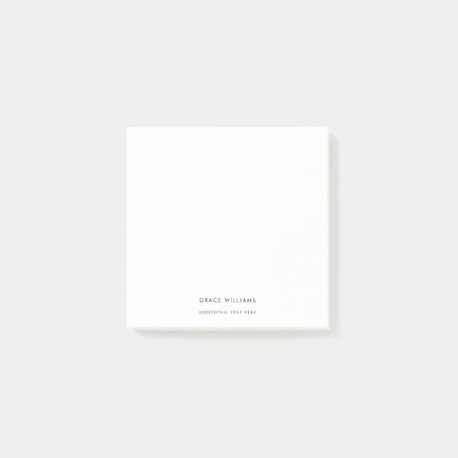 Post-it® Minimaliste Moderne Professionnel (Devant)