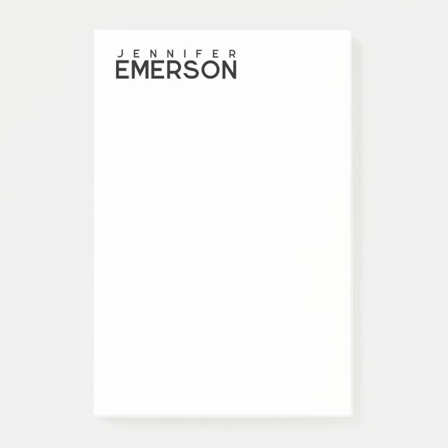 Post-it® Minimaliste moderne professionnel plain  (Devant)