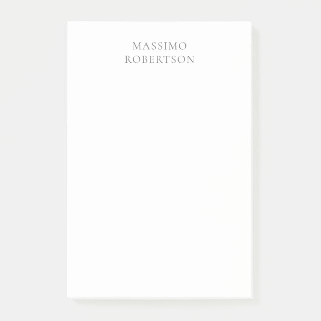 Post-it® Minimaliste Moderne Simple  (Devant)