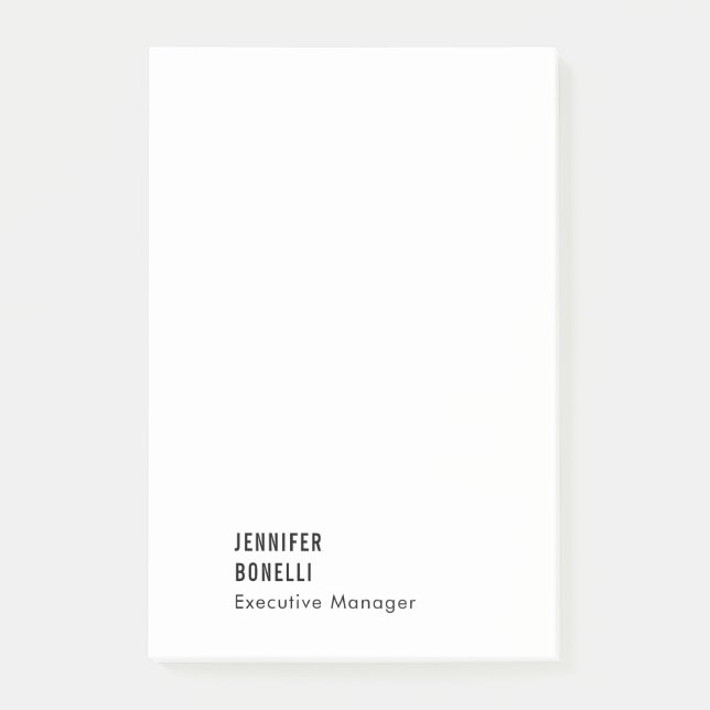 Post-it® Minimaliste moderne tendance professionnelle (Devant)