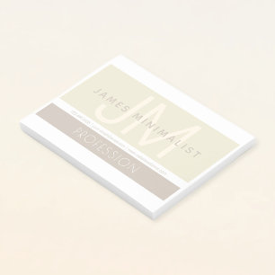 Post-it® Minimaliste Moderne Tons Terre Taupe