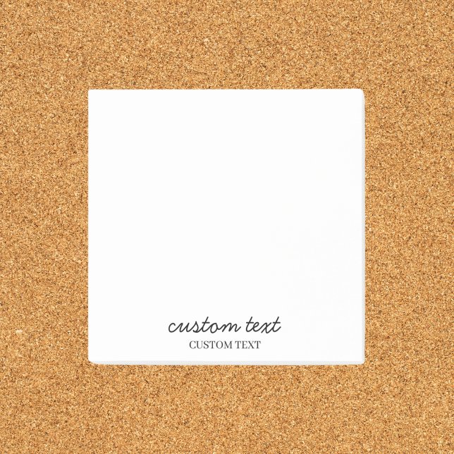 Post-it® Minimaliste personnalisable (Créateur téléchargé)