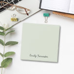 Post-it® Minimaliste Professionnel Simple<br><div class="desc">Ces notes peuvent être utilisées pour n'importe quoi, des listes de remerciements aux listes de choses à faire, elles peuvent être utilisées au bureau ou à la maison pour rappeler à quelqu'un de prendre du lait. Ces notes simples et minimalistes peuvent être personnalisées pour inclure un nom ou n'importe quel...</div>