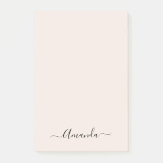 Post-it minimaliste Soft Pink tendance