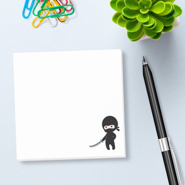 Post-it® Minuscule Ninja en colère (Créateur téléchargé)
