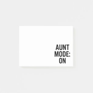 Post-it® Mode Tante Activé - Amusant Humour de famille
