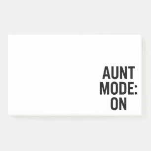 Post-it® Mode Tante Activé - Amusant Humour de famille