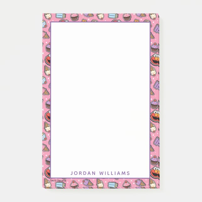 Post-it® Modèle d'autocollant Elmo Sweet Treat (Devant)