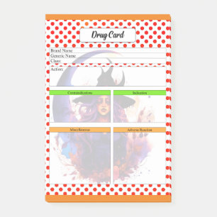 Post-it® Modèle de médicaments pour étudiants en soins infi