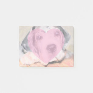 Post-it® Modèle de photo personnelle de chiot Great Dane