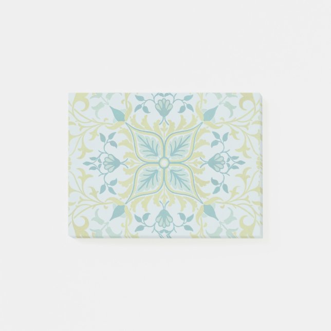 Post-it® Modèle de plafond vert citron sans couture de Will (Devant)