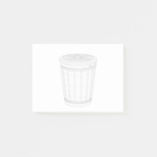 Post-it® Modèle de poubelle 3D à structure métallique