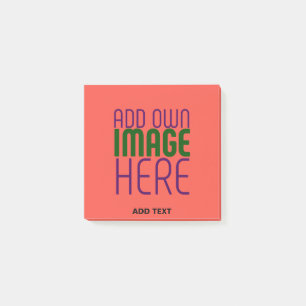 POST-IT® MODELE DE TEXTE D'IMAGE ROUGE OU ORANGE ÉDITABLE M