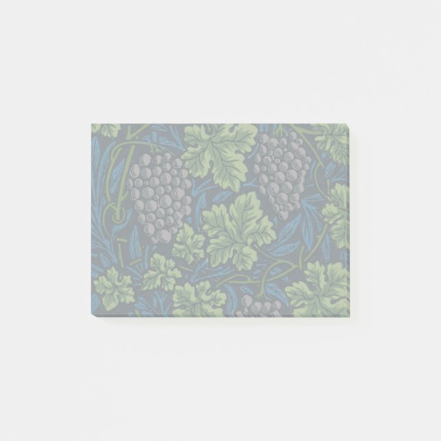 Post-it® Modèle de vigne de raisin noir sans couture de Wil (Devant)