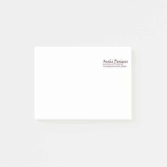 Post-it® Modèle politique (Devant)